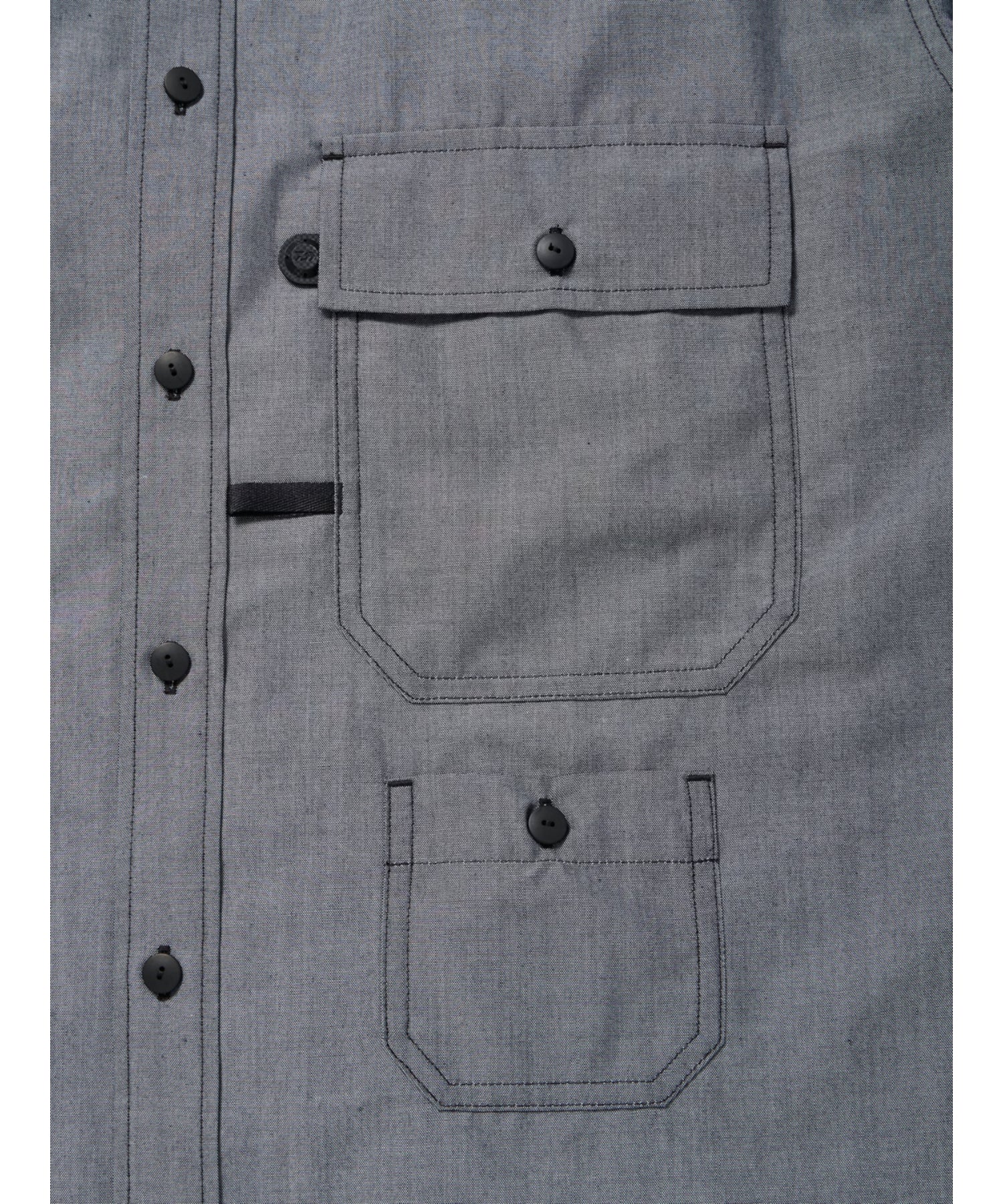 TECH MULTI POCKET CHAMBRAY SHIRT L/S - DAIWA PIER39 (ダイワピア39