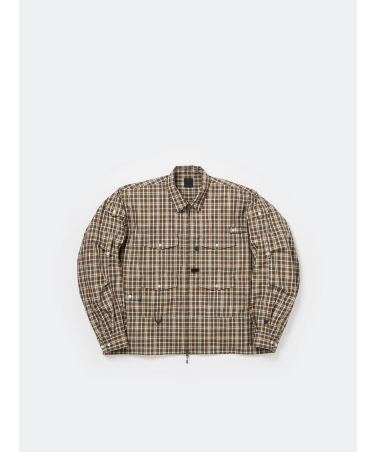 TECH ZIP ANGLER SHIRT L/S PLAIDS