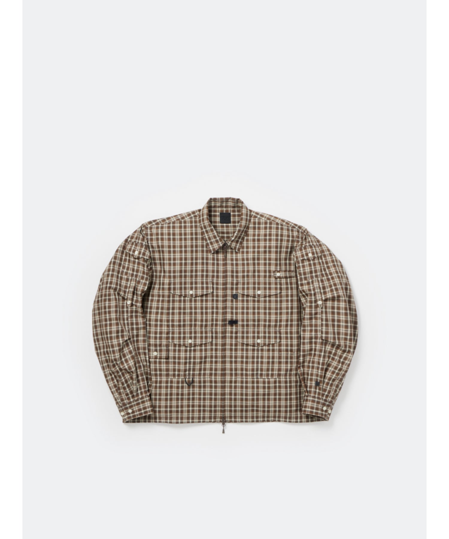 TECH ZIP ANGLER SHIRT L/S PLAIDS