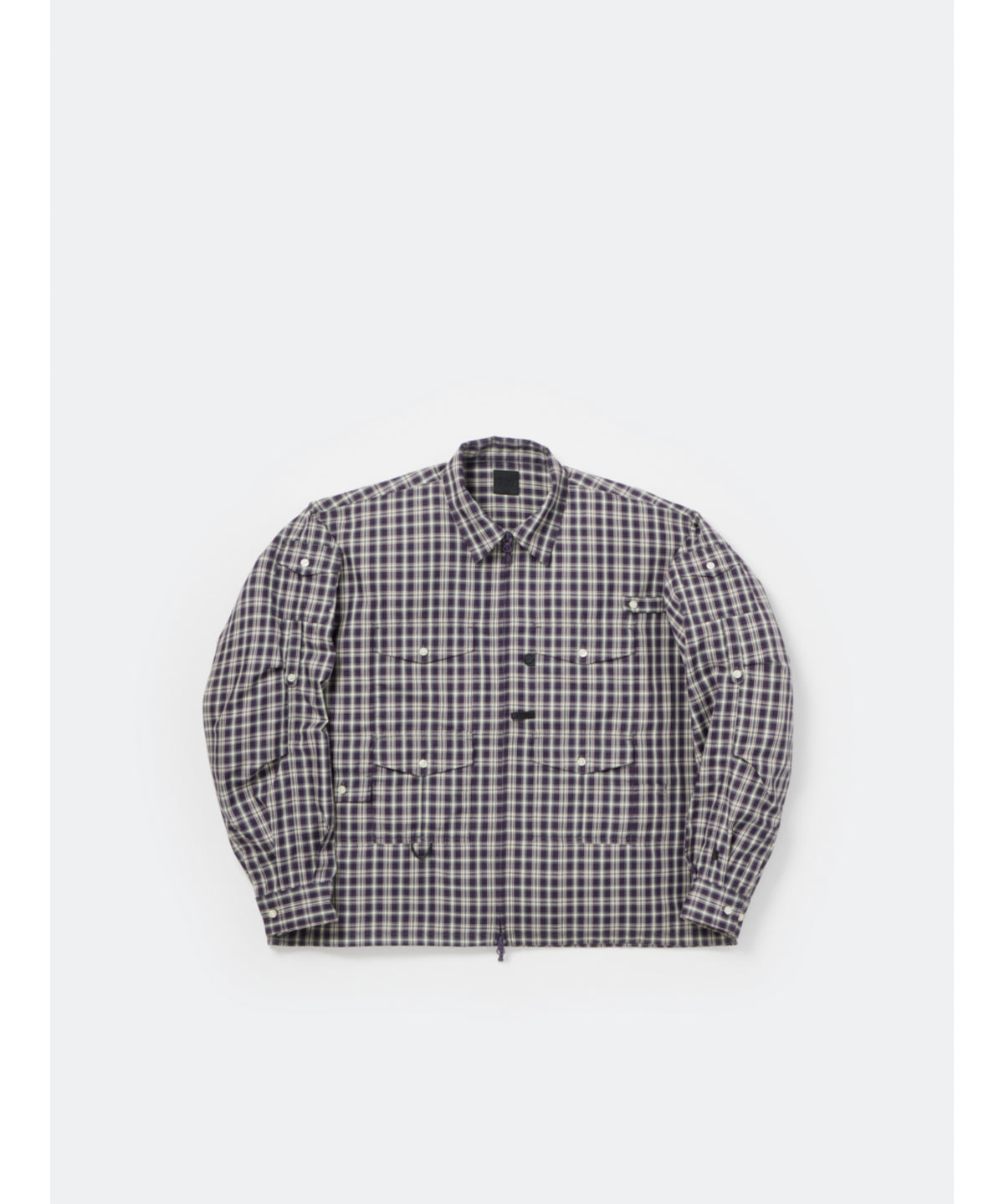 TECH ZIP ANGLER SHIRT L/S PLAIDS