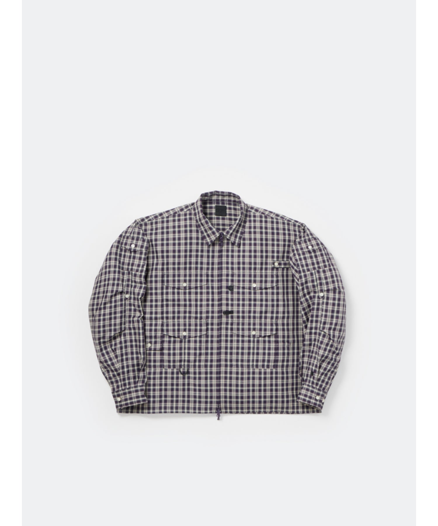 TECH ZIP ANGLER SHIRT L/S PLAIDS