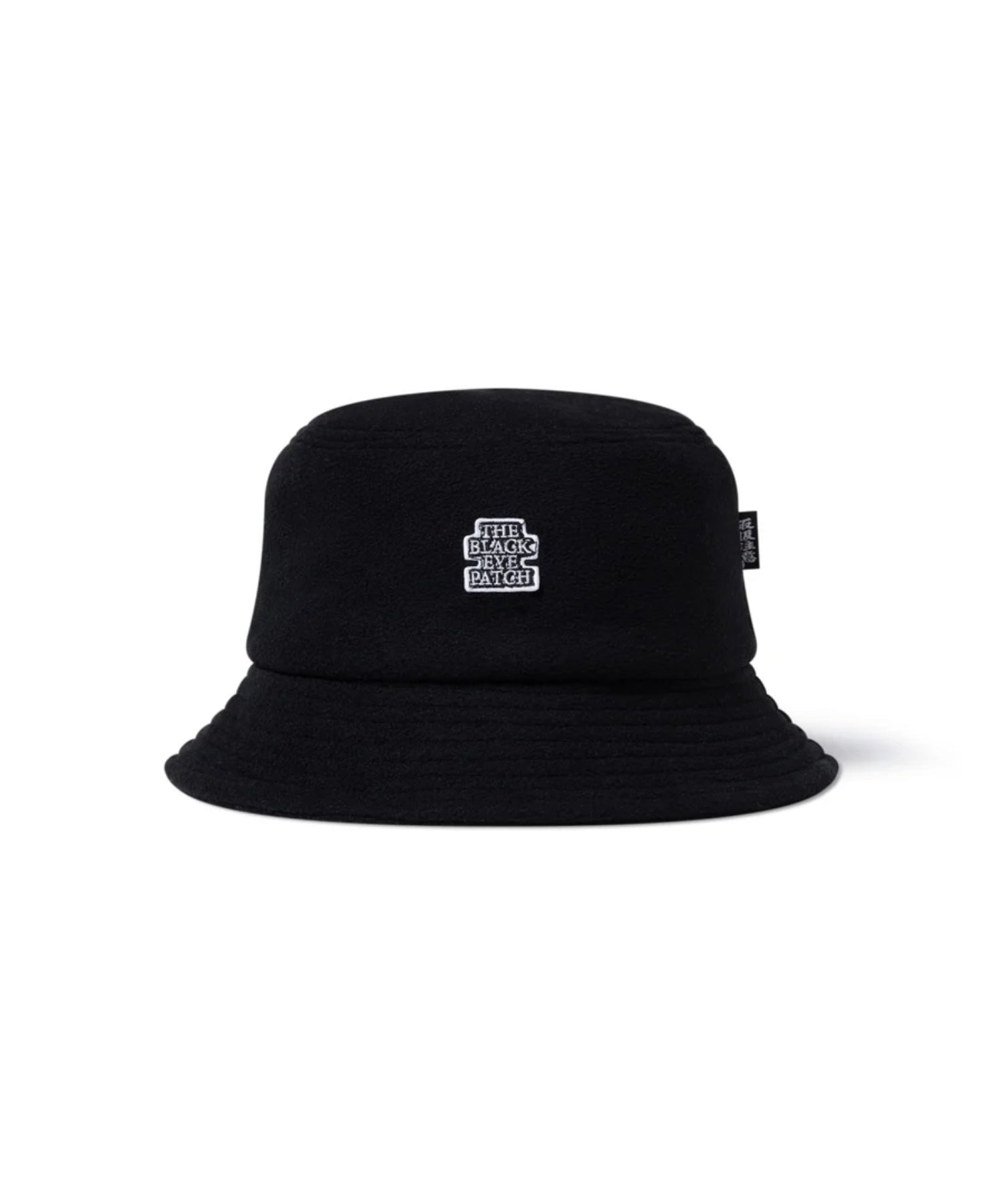 OG LABEL FLEECE BUCKET HAT - Black Eye Patch (ブラックアイパッチ