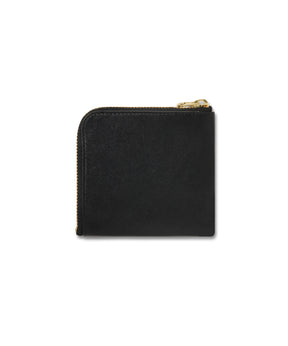 OE LOGO LEATHER ZIP WALLET