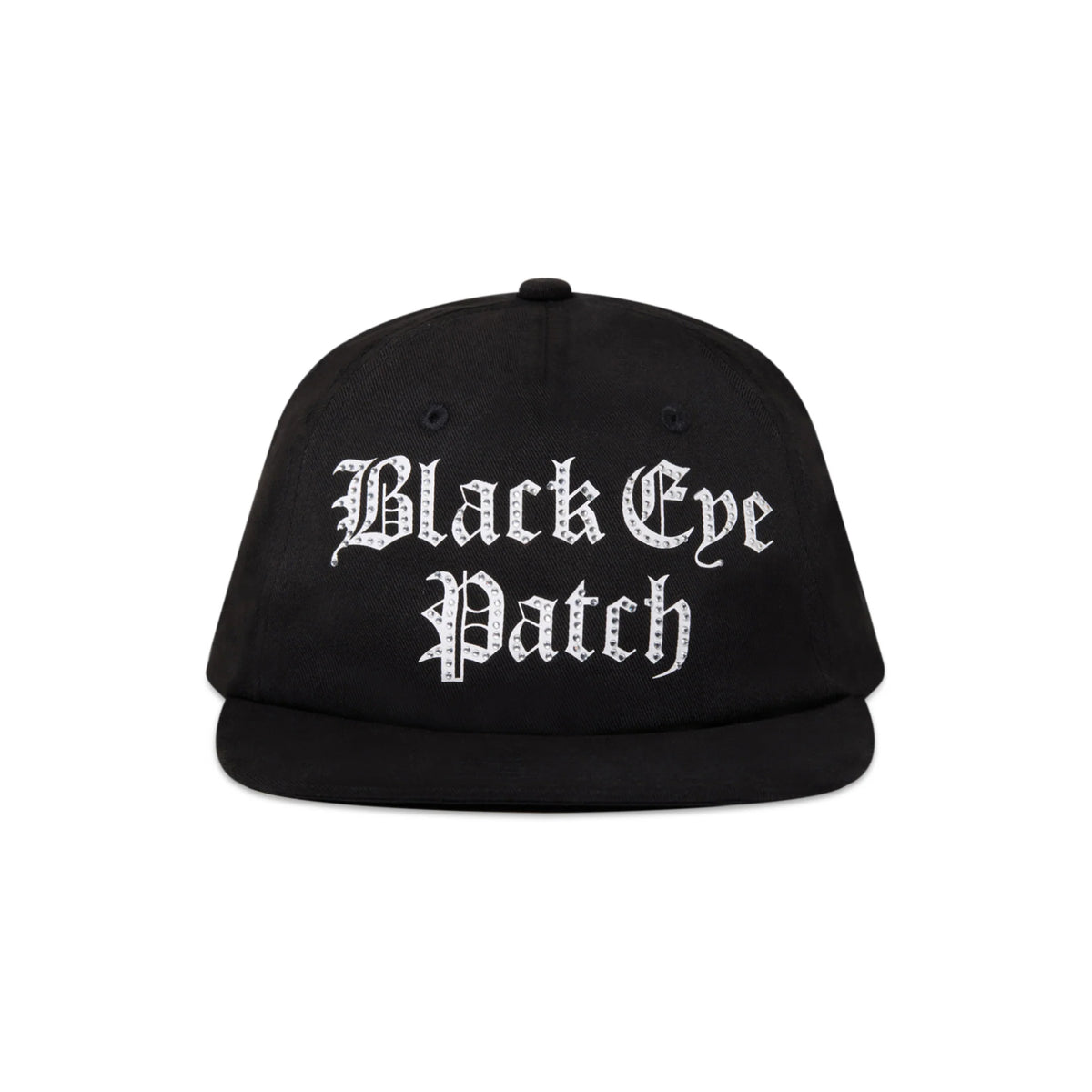 RHINESTONED OE LOGO CAP - Black Eye Patch (ブラックアイパッチ