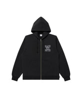 STENCIL LOGO EMBROIDERED ZIP HOODIE