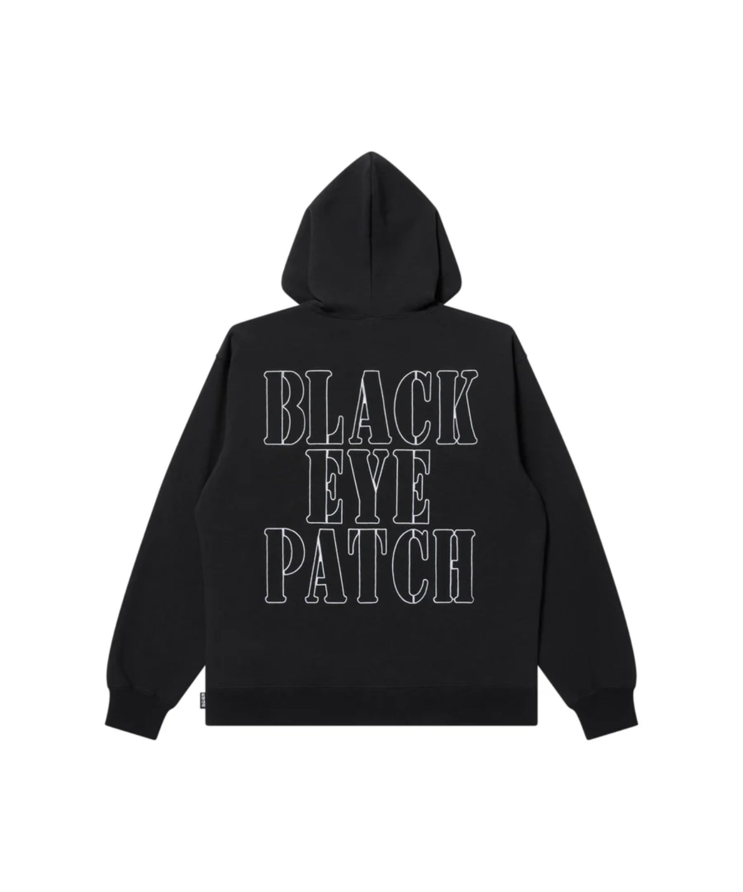 STENCIL LOGO EMBROIDERED ZIP HOODIE