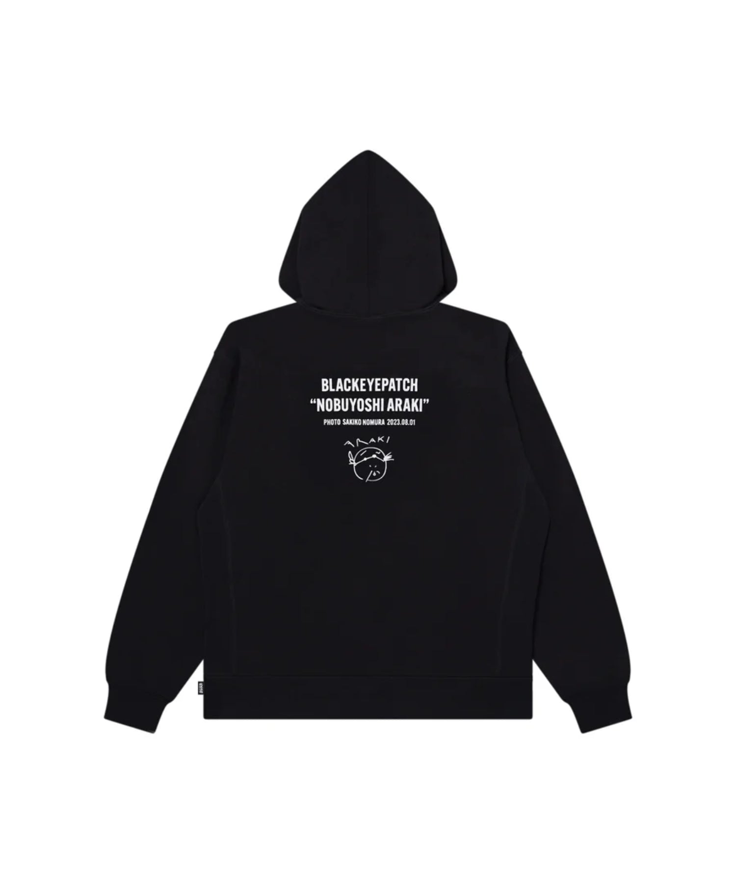 NOBUYOSHI ARAKI PORTRAIT HOODIE - Black Eye Patch (ブラックアイ