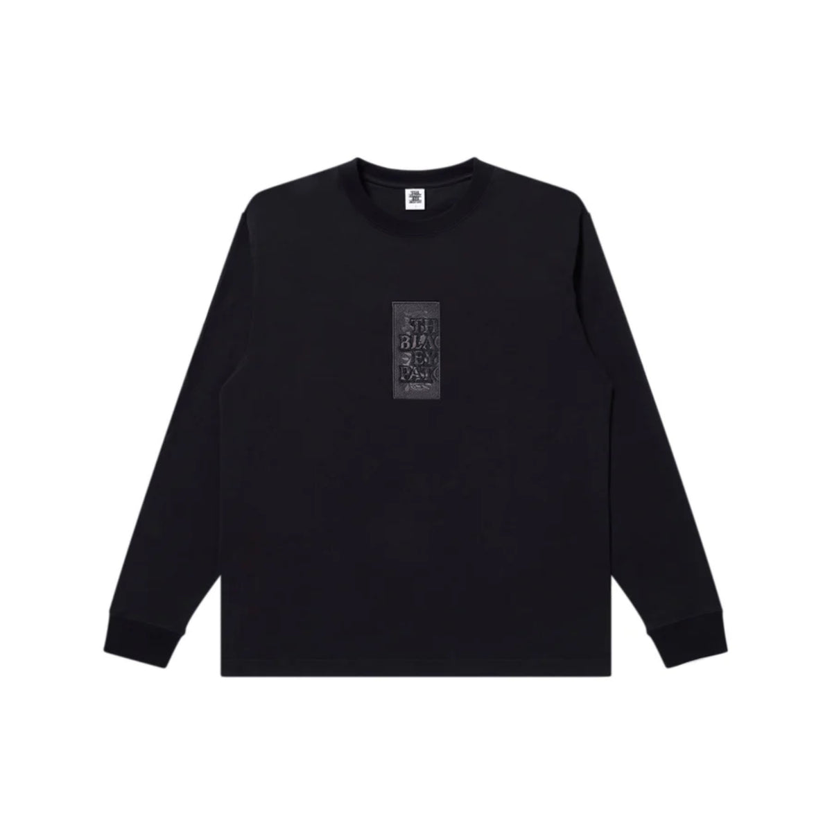 HWC SAME COLOR EMBROIDERED L/S TEE - Black Eye Patch (ブラックアイ