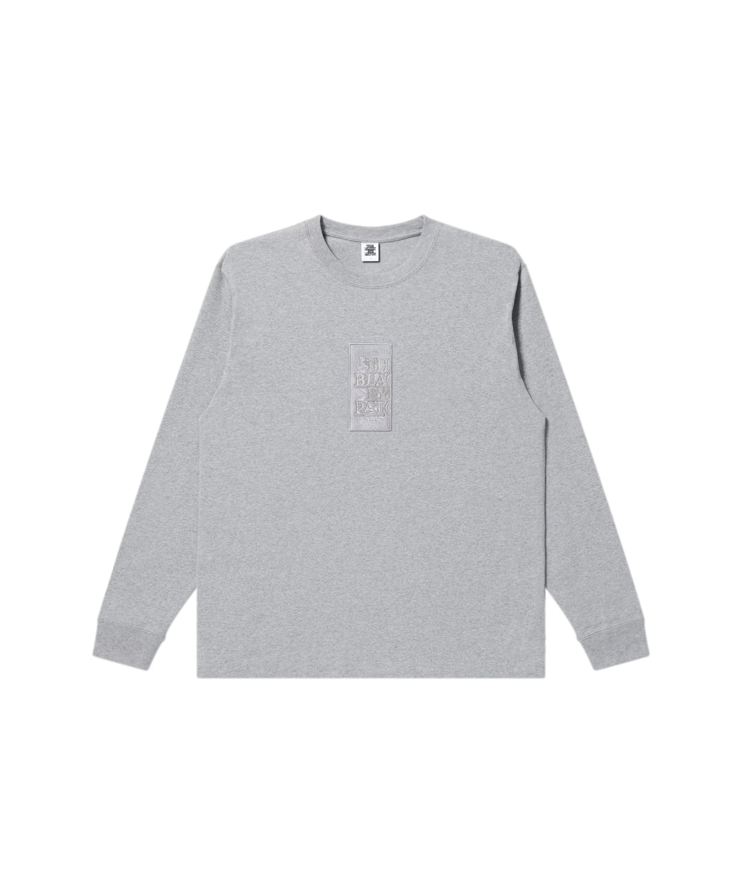 HWC SAME COLOR EMBROIDERED L/S TEE - Black Eye Patch (ブラックアイ
