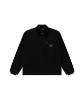 LEATHER PATCHED DUCK JACKET