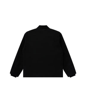 LEATHER PATCHED DUCK JACKET