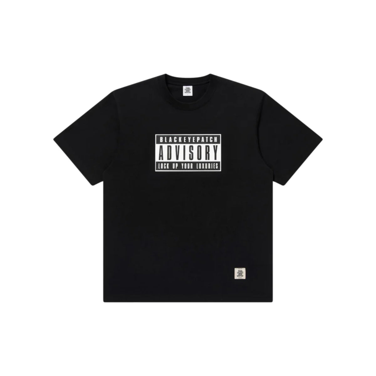 ADVISORY LABEL TEE - Black Eye Patch (ブラックアイパッチ) - tops