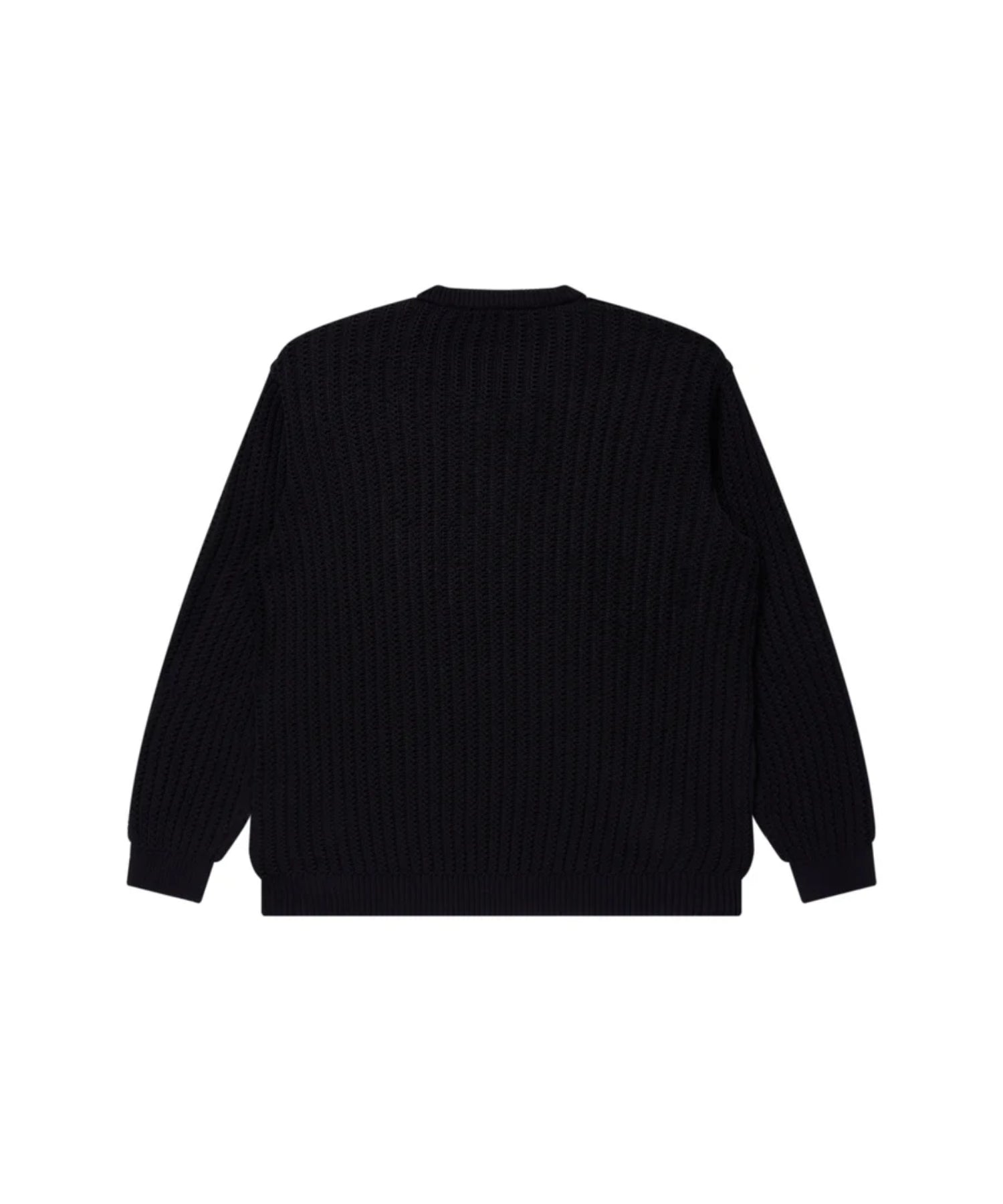 OG LABEL WAFFLE KNITTED CREW