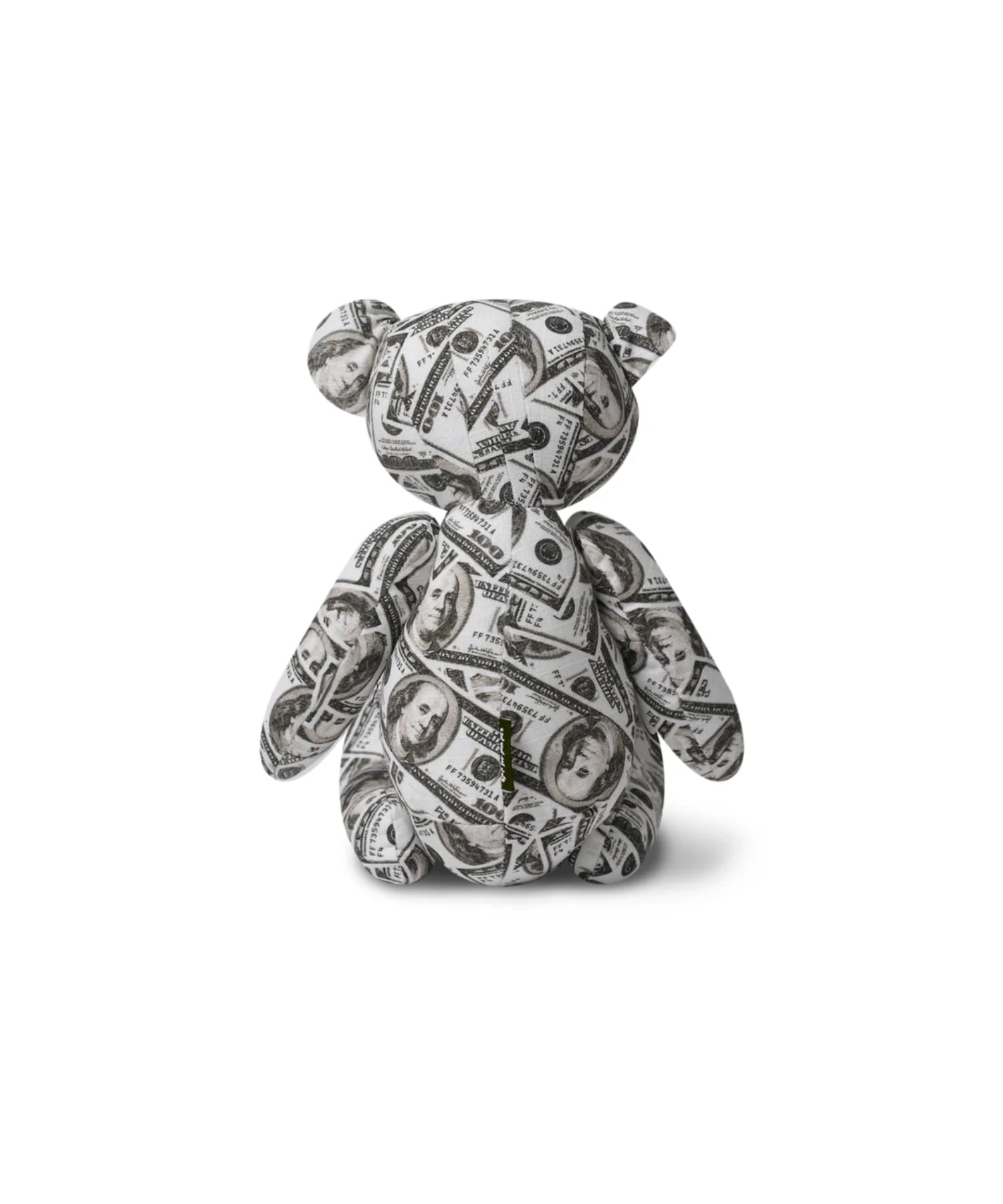 HUNDREDS PATTERNED TEDDY BEAR