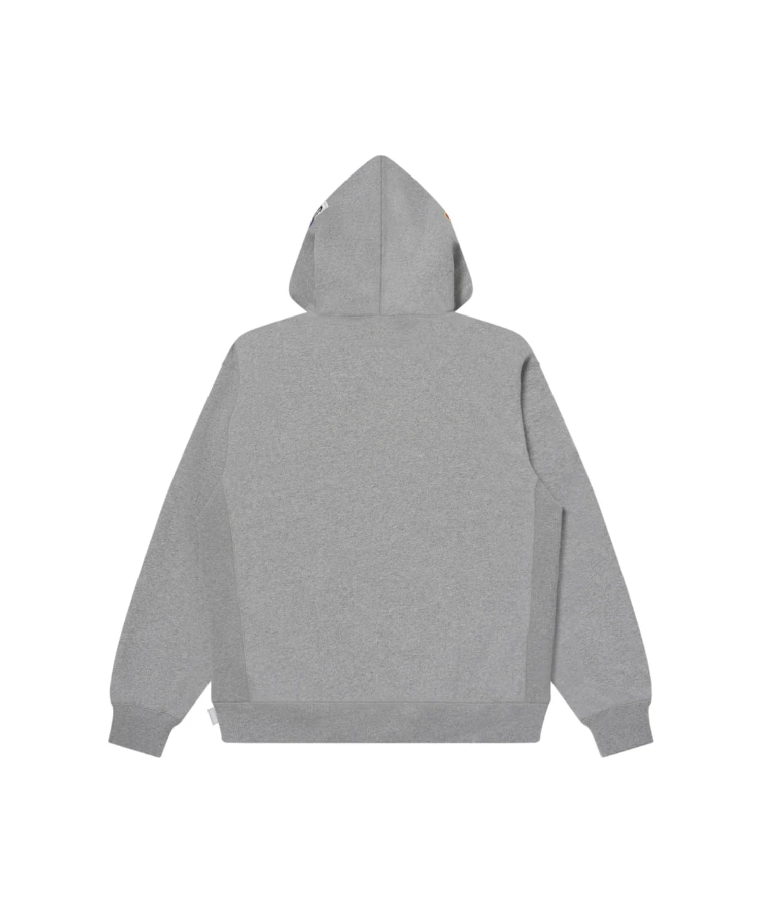 ASSORTED LABELS EMBROIDERED HOODIE HEATHER