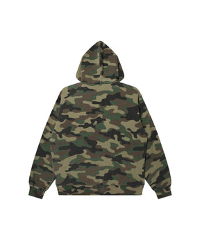 HWC WASHED CAMO ZIP HOODIE