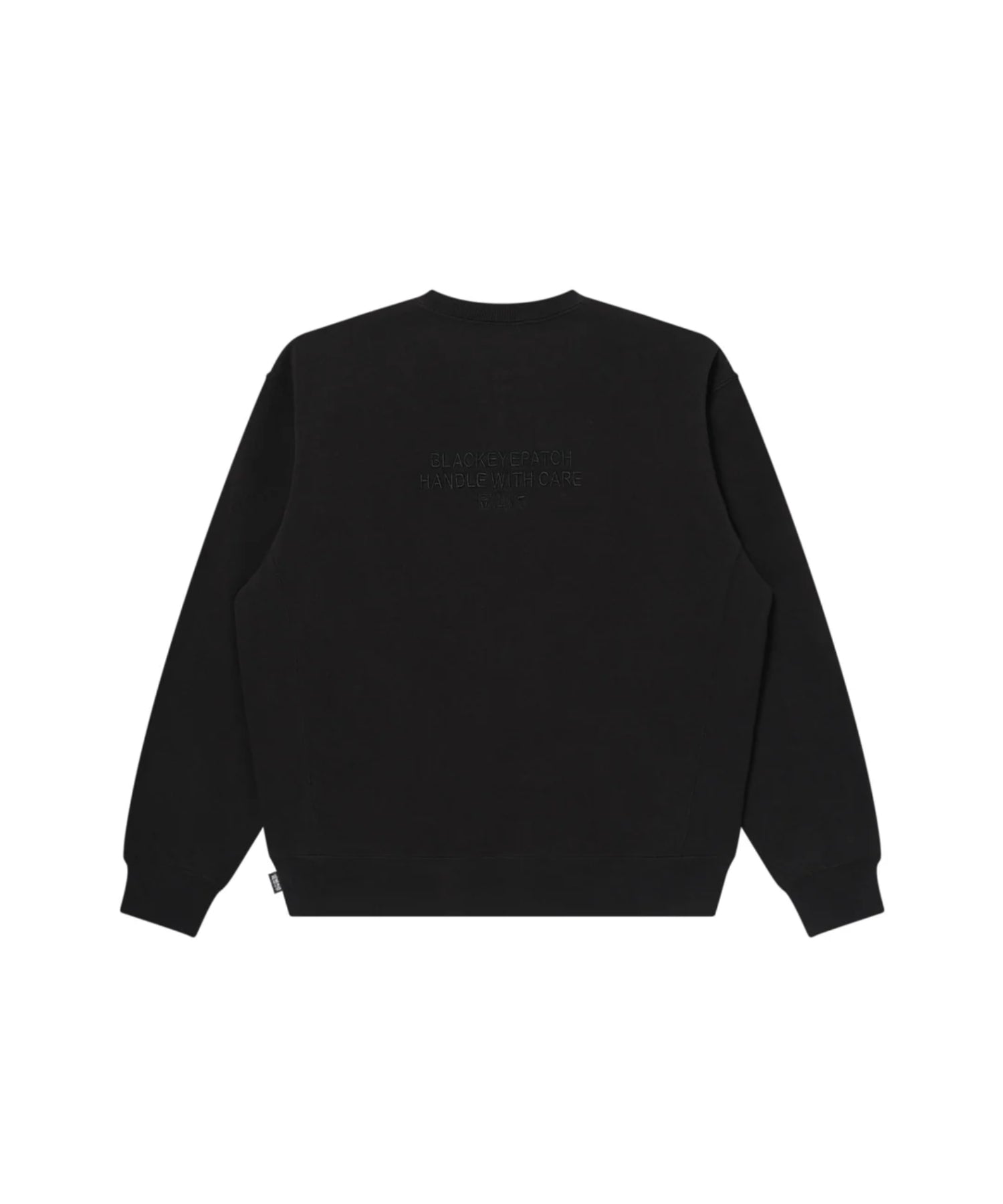 HWC LEATHER PATCH CREW SWEAT