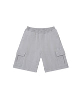 3 LETTER OE SWEAT CARGO BAGGY SHORTS HEATHER