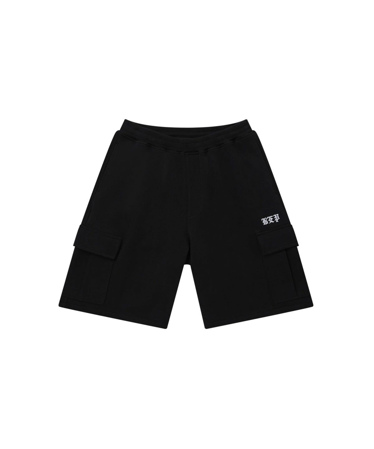 3 LETTER OE SWEAT CARGO BAGGY SHORTS HEATHER