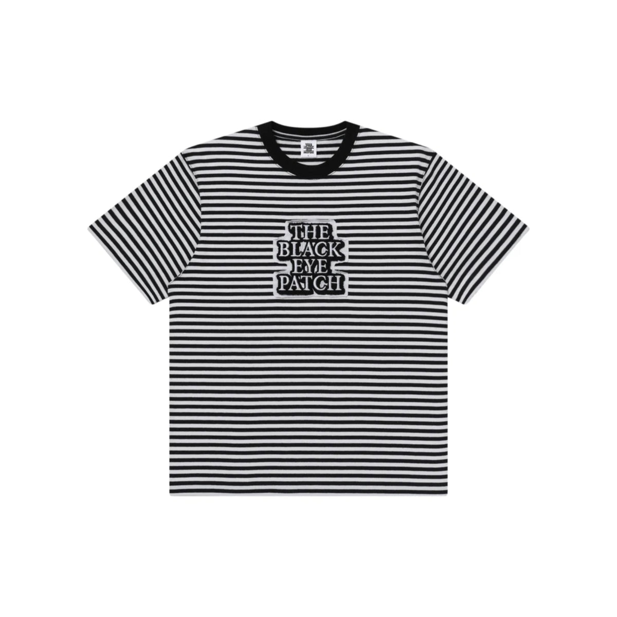OG LABEL PATCHED STRIPE HEAVYWEIGHT TEE - Black Eye Patch