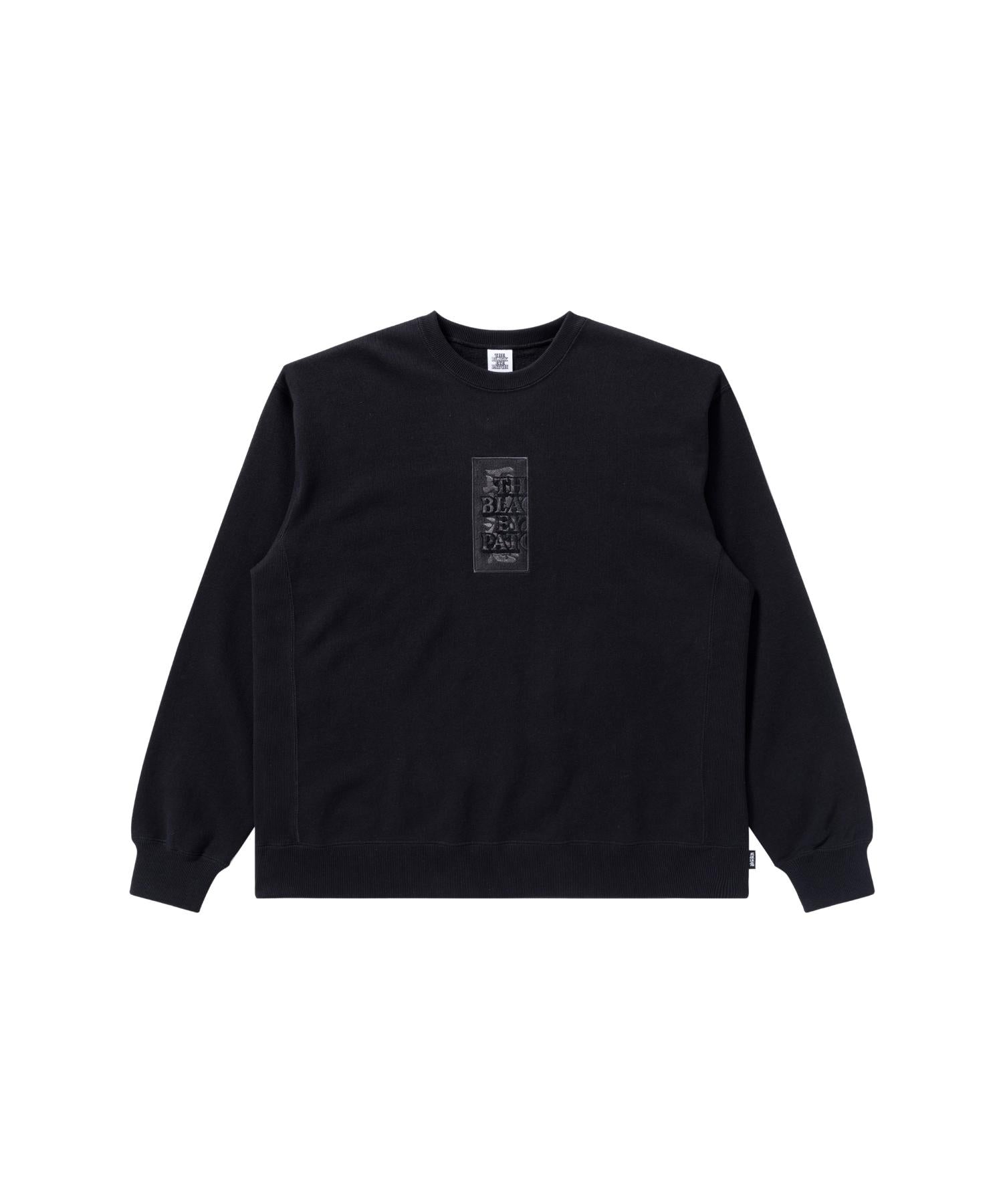 HWC SAME COLORED CREW SWEAT - Black Eye Patch (ブラックアイパッチ ...