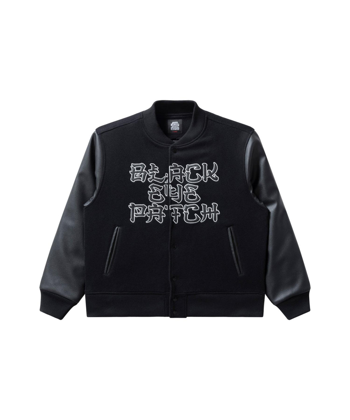 KANJI LOGO HWC LABEL VARSITY JACKET