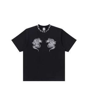 DRAGON KANJI RIBBED TEE