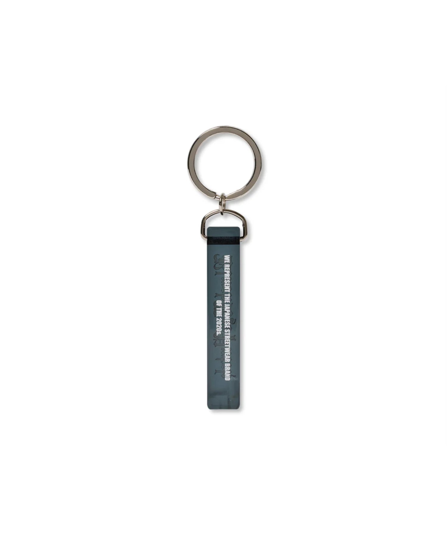 BLACKLETTER ACRYLIC HOTEL KEYCHAIN