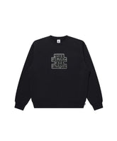 RHINESTONED OG LABEL CREW SWEAT