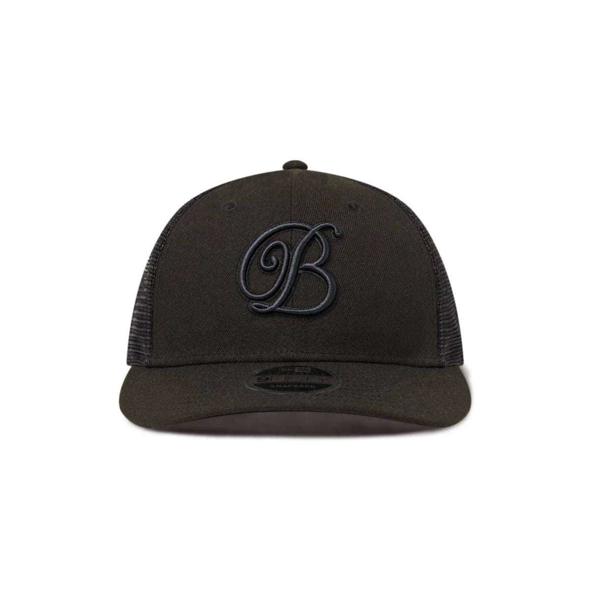 B EMBLEM NEW ERA MESH CAP - Black Eye Patch (ブラックアイパッチ