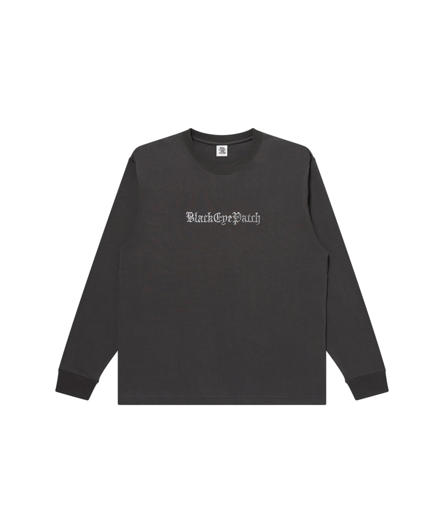 RHINESTONED OE LOGO L/S TEE