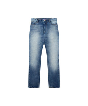 B EMBLEM SLIM FIT JEANS - Black Eye Patch (ブラックアイパッチ