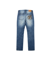 B EMBLEM SLIM FIT JEANS - Black Eye Patch (ブラックアイパッチ