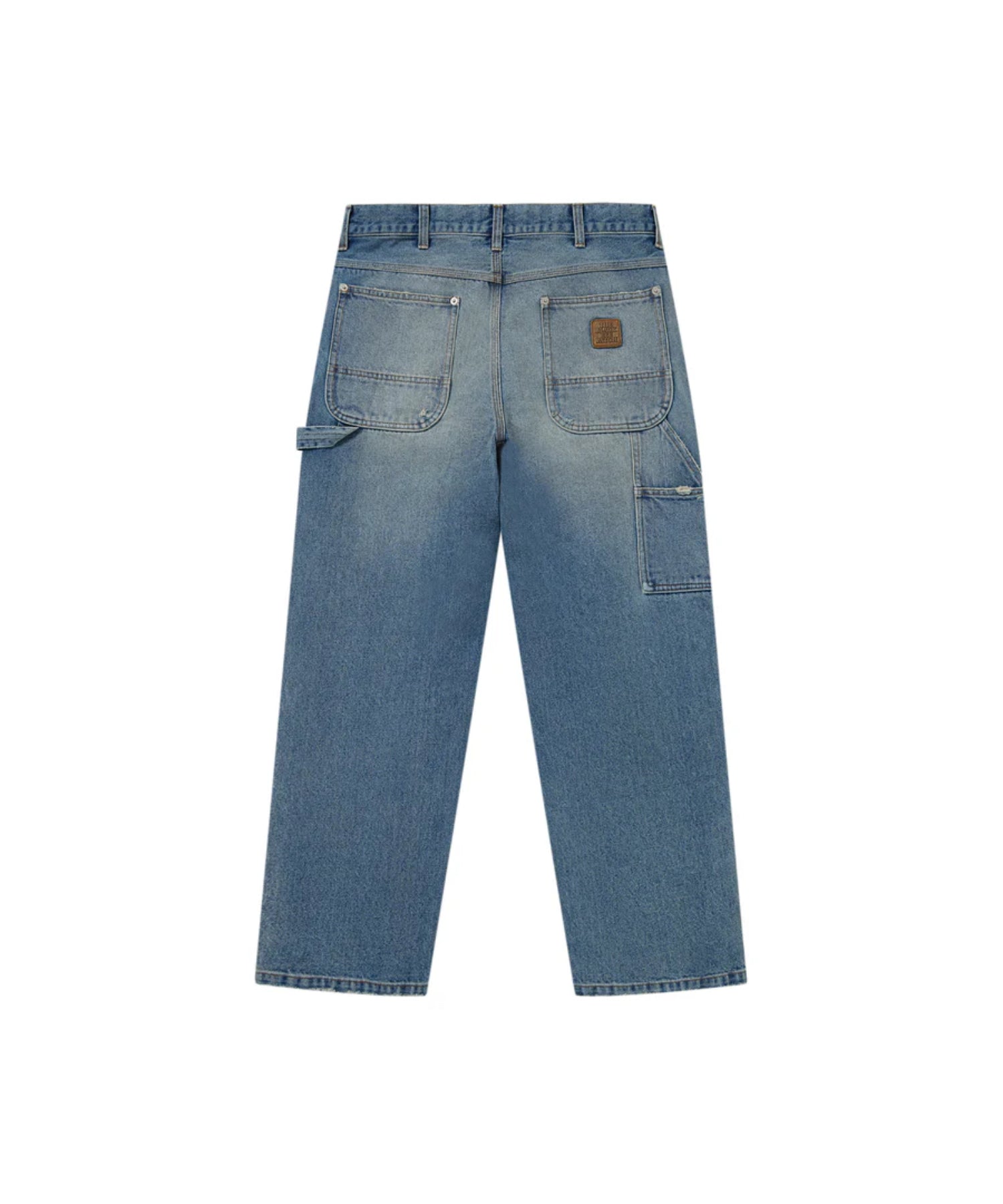DOUBLE KNEE DAMAGED PAINTER PANTS - Black Eye Patch (ブラックアイ