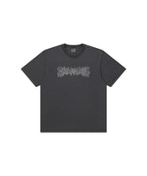 BLACK METAL LOGO TEE WASHED
