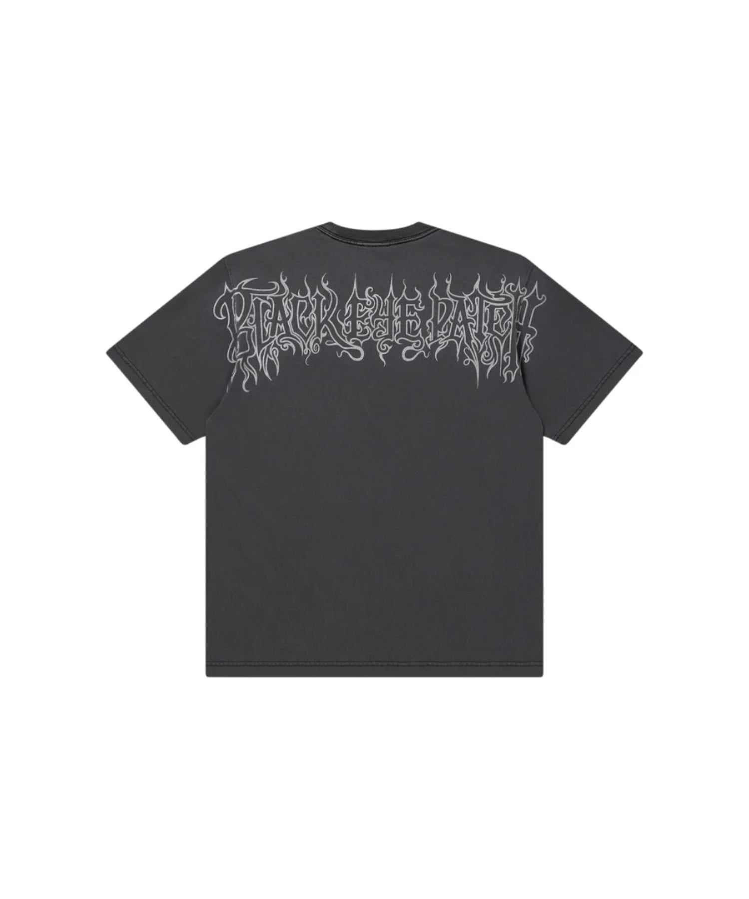 BLACK METAL LOGO TEE WASHED