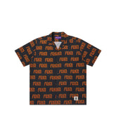 FUK’N PATTERNED OPEN COLLARED S/S SHIRT