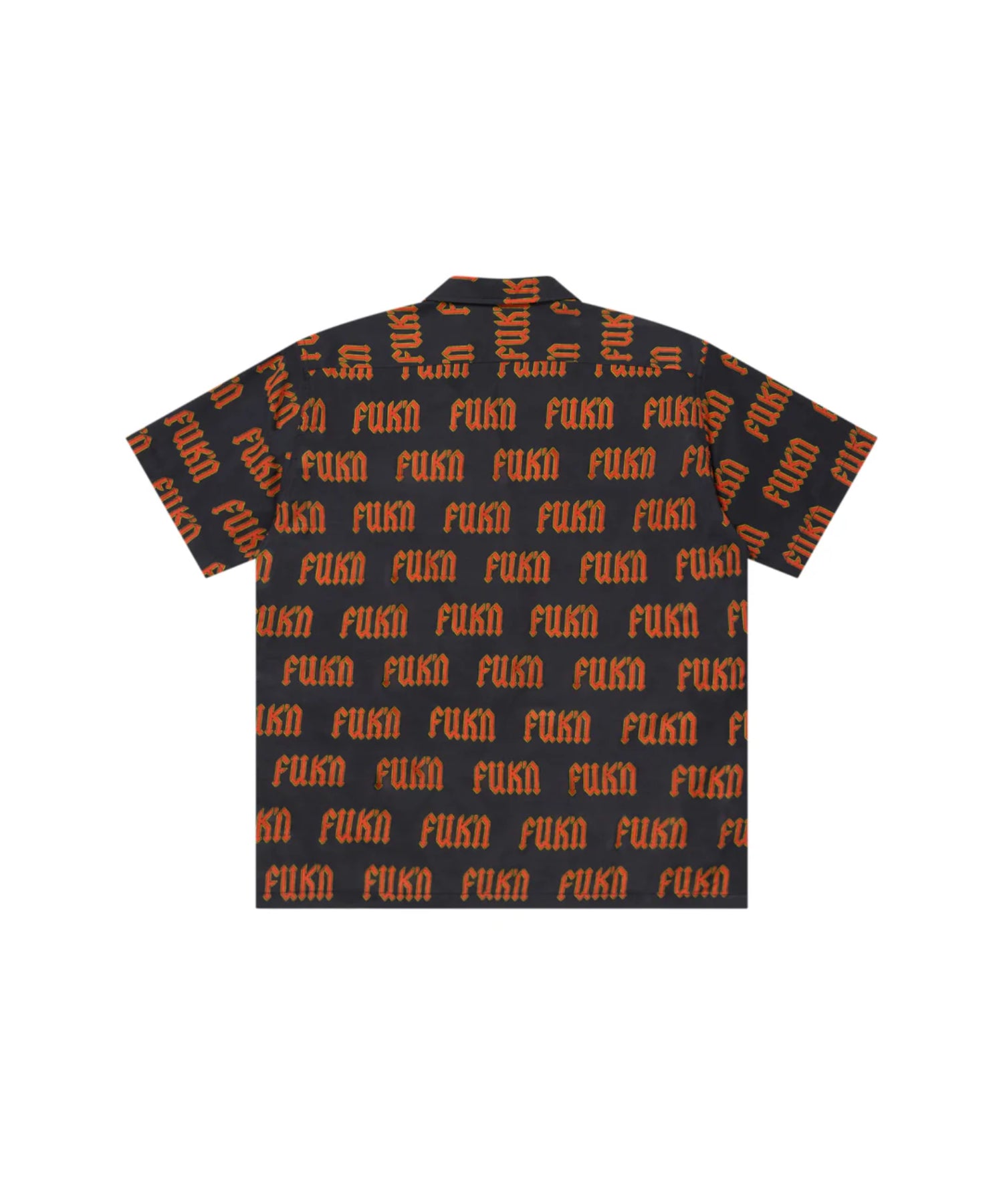 FUK’N PATTERNED OPEN COLLARED S/S SHIRT