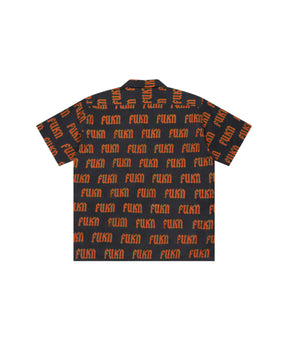 FUK’N PATTERNED OPEN COLLARED S/S SHIRT