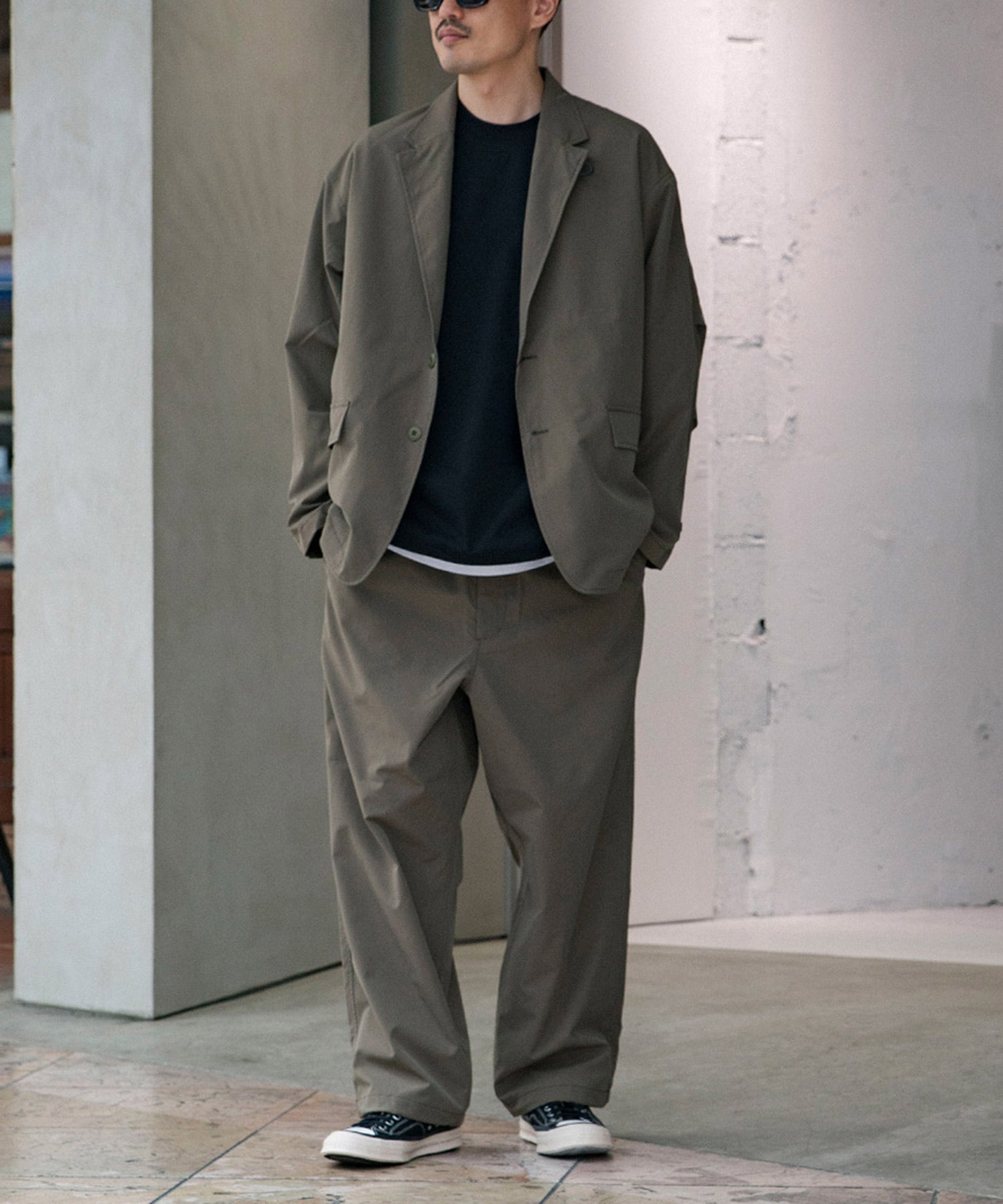 TECH LOOSE 2B JACKET RIPSTOP