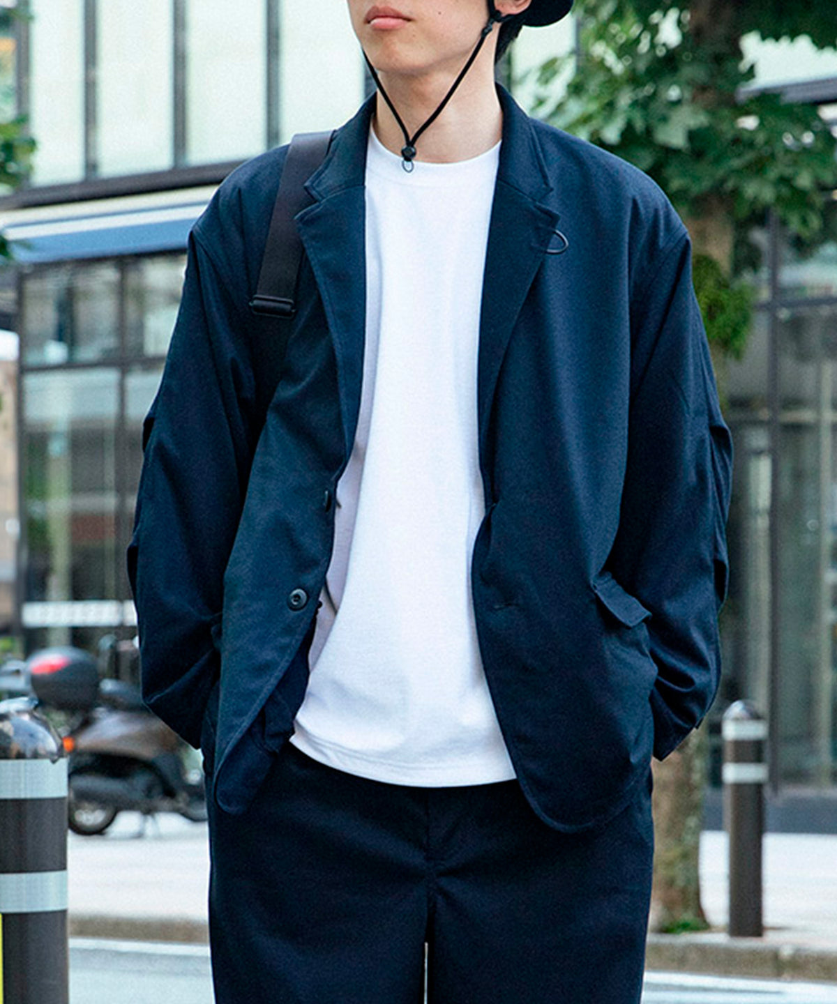 TECH LOOSE 2B JACKET FLANNEL