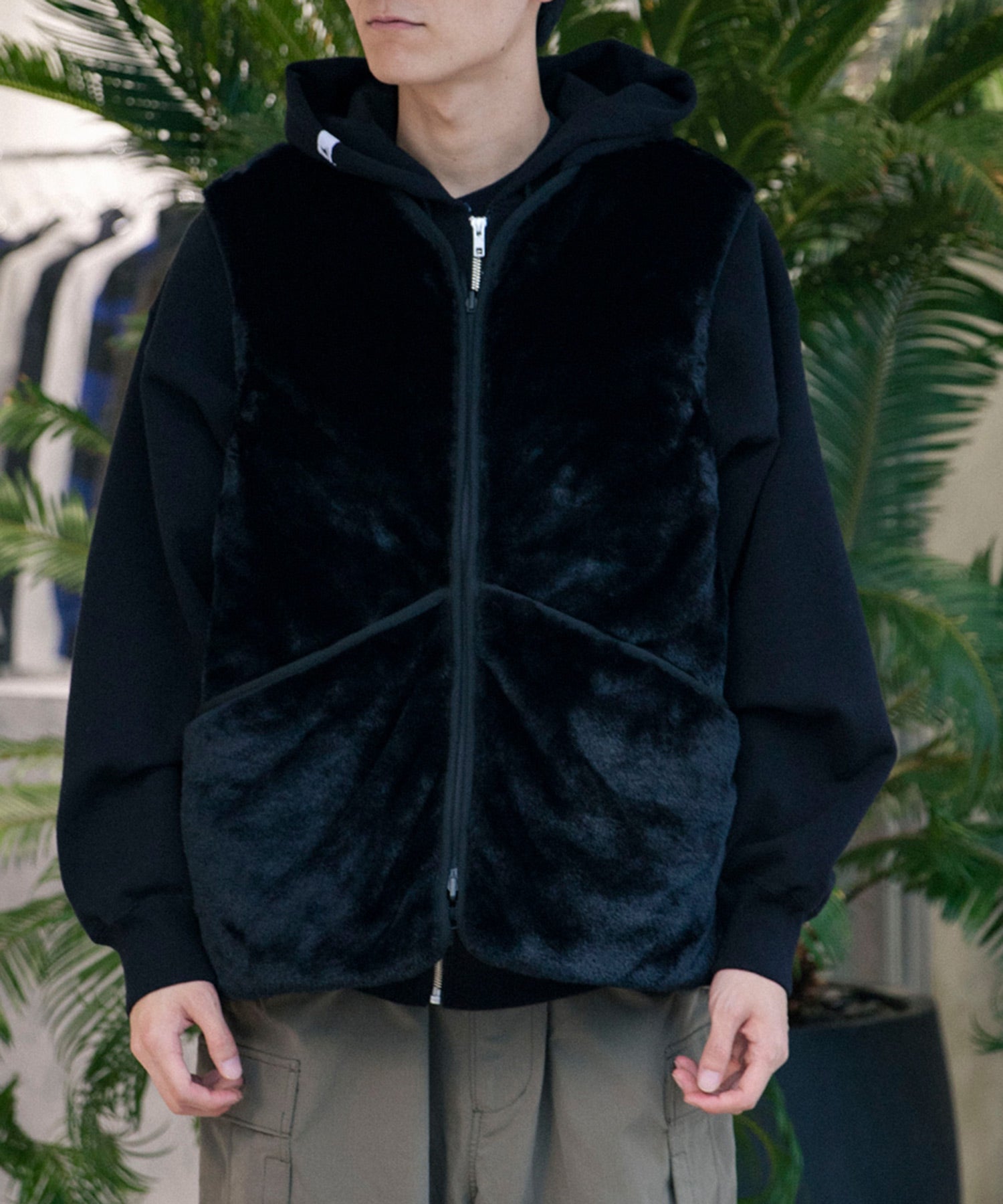 TECH REVERSIBLE BRITISH HUNTER FUR VEST