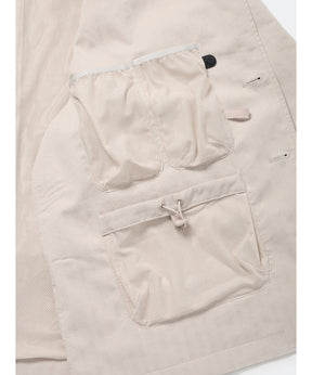 TECH LOOSE 2B JACKET HERRINGBONE