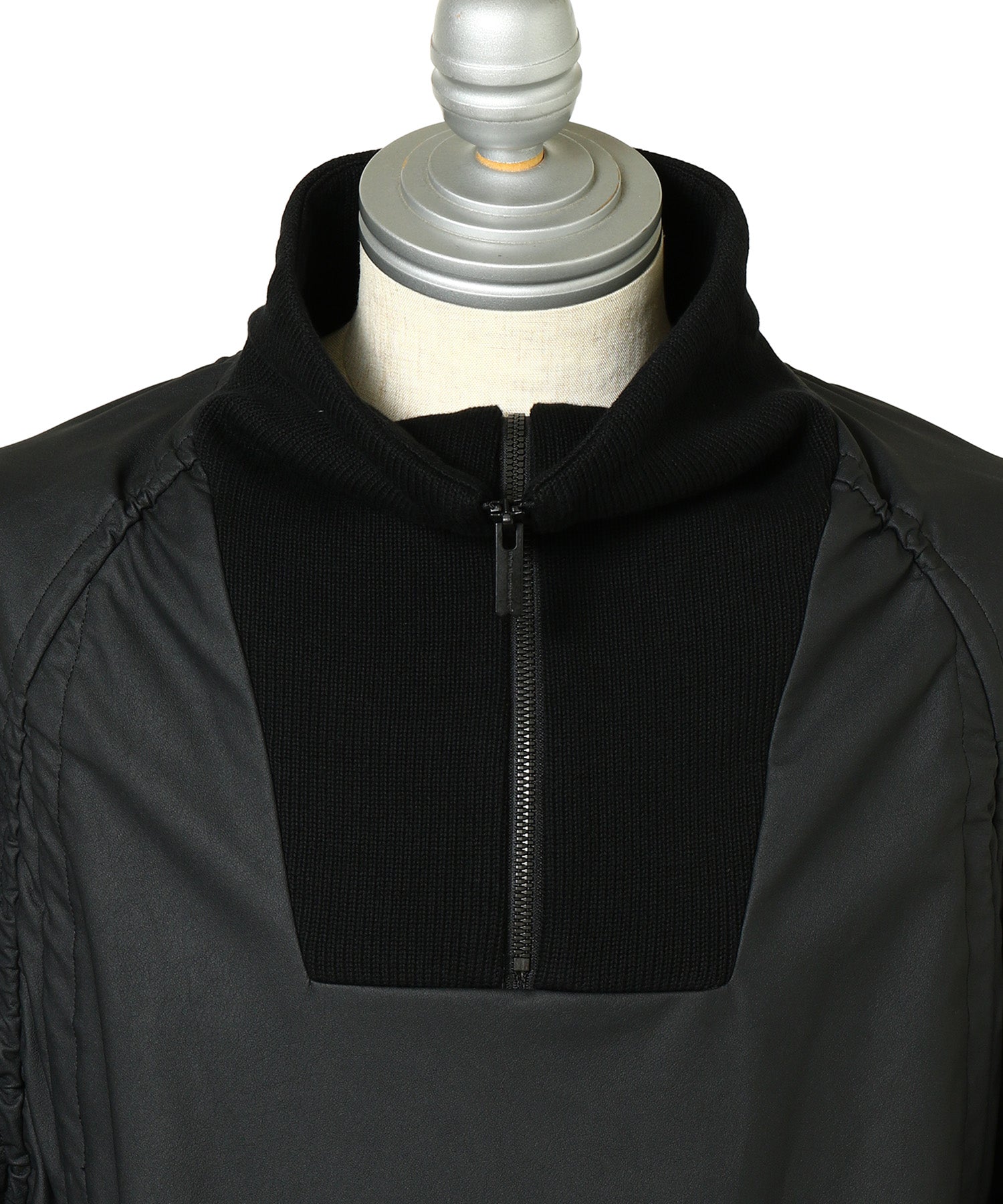 SYNTHETIC LEATHER PULLOVER