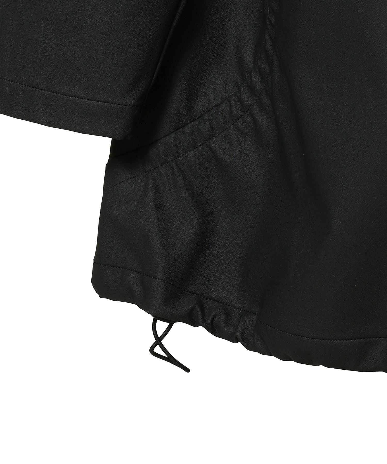 SYNTHETIC LEATHER PULLOVER