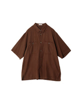 COTTON SILK VIERA | LOOSE FIT HALF SLEEVE SHIRT