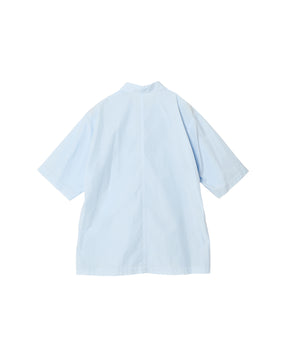 SHRINK COTTON LAWN | OVERSIZED HALF SLEEVE SHIRT
