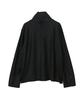 MERINO COLLEGE JERSEY | STAND COLLAR PULLOVER