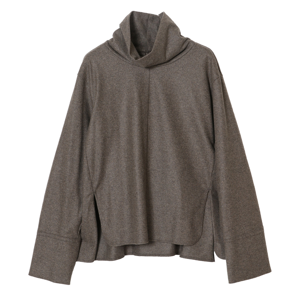 MERINO COLLEGE JERSEY | STAND COLLAR PULLOVER - ATON (エイトン