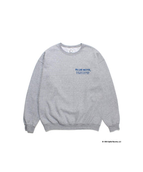 BLUE NOTE / CREW NECK SWEAT SHIRT - WACKO MARIA (ワコマリア